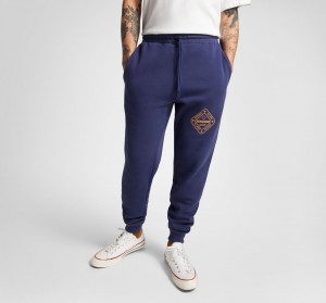 Converse All Star Χειμερινά σταμπεσ Sweatpant μπλε | XAPBVJ-239