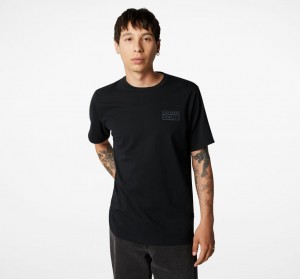 Converse CONS σταμπεσ T-Shirt μαυρα | ZMYGLK-561