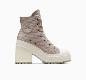 Converse Chuck 70 De Luxe Heel flatforms Counter Climate Wonder Stone / Egret | NPJOYT-083