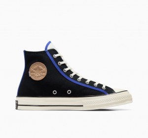 Converse Chuck 70 μαυρα μπλε | ZSFJBD-685