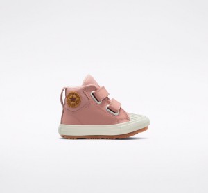 Converse Chuck Taylor All Star Berkshire Boot Easy-On δερματινα ροζ ροζ | SDJYBT-324