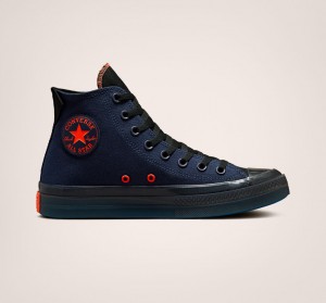 Converse Chuck Taylor All Star CX Stretch καμβα σκουρο μπλε μαυρα Μάνγκο | YHVTEB-384