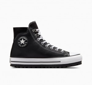 Converse Chuck Taylor All Star City Trek αδιαβροχα Boot μαυρα ασπρα ασημι | PGZMWS-718