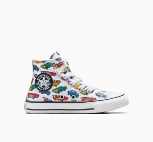 Converse Chuck Taylor All Star Easy-On Cars ασπρα κίτρινα κοκκινα | MKINEU-472