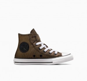 Converse Chuck Taylor All Star Easy On Sparkle μαυρα χρυσο χρωμα ασπρα | FHZSRO-271