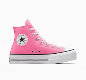 Converse Chuck Taylor All Star Lift flatforms ροζ ασπρα μαυρα | MSLWFA-642