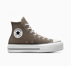 Converse Chuck Taylor All Star Lift flatforms ασπρα μαυρα | SOYTPU-560