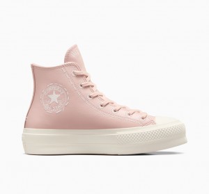 Converse Chuck Taylor All Star Lift flatforms Bold Stitch ροζ ροζ | SMJWXL-752