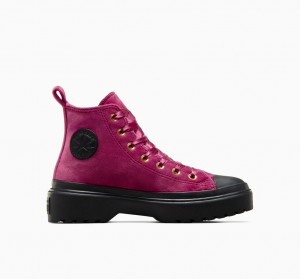 Converse Chuck Taylor All Star Lugged Lift flatforms Velvet μαυρα μαυρα | TRSZWP-637