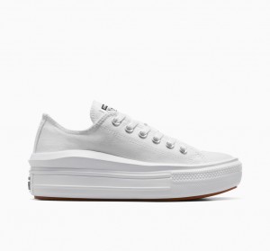 Converse Chuck Taylor All Star Move flatforms ασπρα ασπρα ασπρα | CSJFNA-059