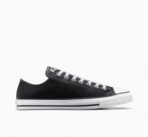 Converse Chuck Taylor All Star δερματινα μαυρα | SMHCGO-659