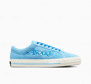 Converse Converse x Awake NY One Star Pro μπλε ασπρα | MCIUTF-278