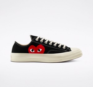 Converse Converse x Comme des Garçons PLAY Chuck 70 μαυρα ασπρα κοκκινα | JTBPAL-708