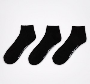 Converse Made For Chucks High-Cut Ankle 3-Pack Socks μαυρα | AIZXQM-854