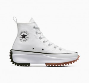 Converse Run Star Hike flatforms ασπρα μαυρα | RCBHSQ-910