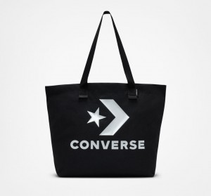 Converse Star Chevron Tote μαυρα ασπρα | PVABNX-185