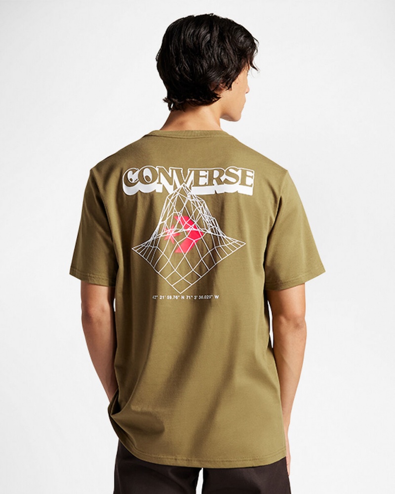 Converse All Star Mountain T-Shirt Cosmic Turtle | DTHBZN-620