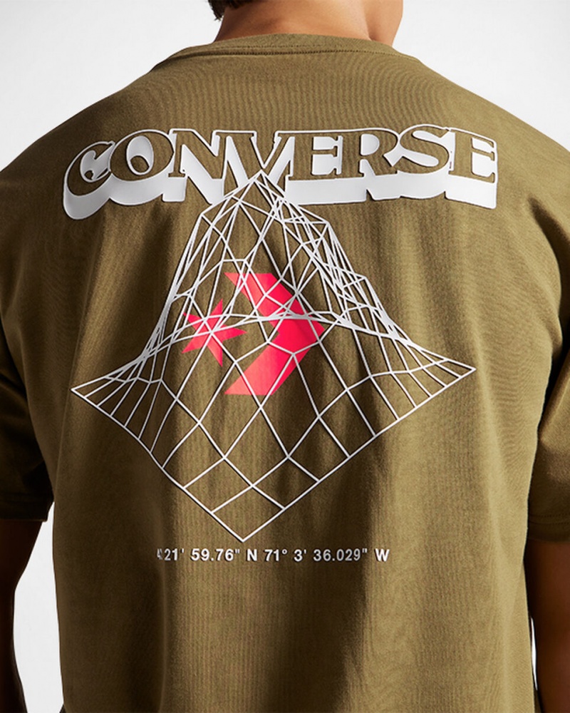 Converse All Star Mountain T-Shirt Cosmic Turtle | DTHBZN-620