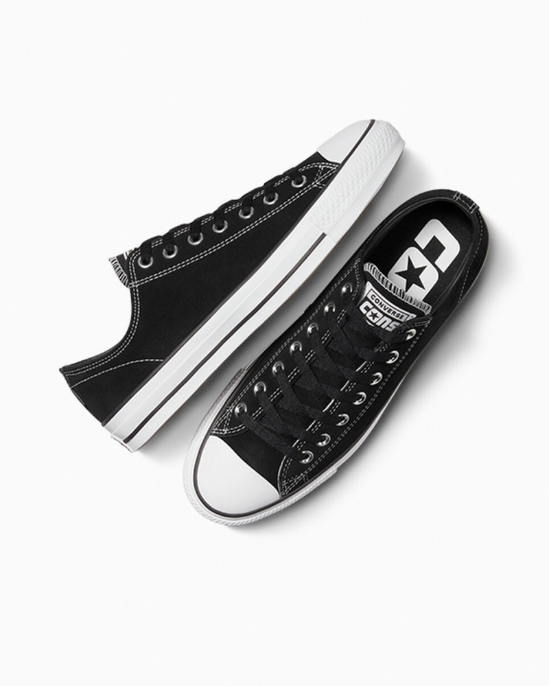 Converse CONS Chuck Taylor All Star Pro σουετ μαυρα μαυρα ασπρα | VSAKJL-508