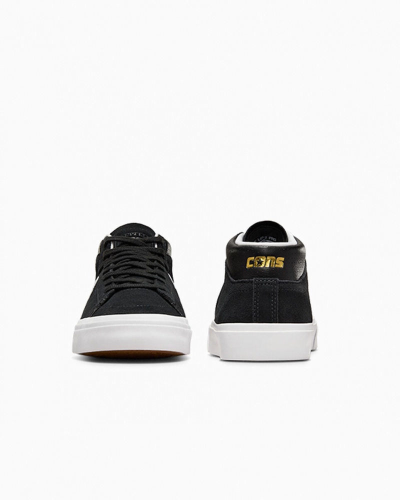 Converse CONS Louie Lopez Pro Mid μαυρα μαυρα ασπρα | HZNDOS-652