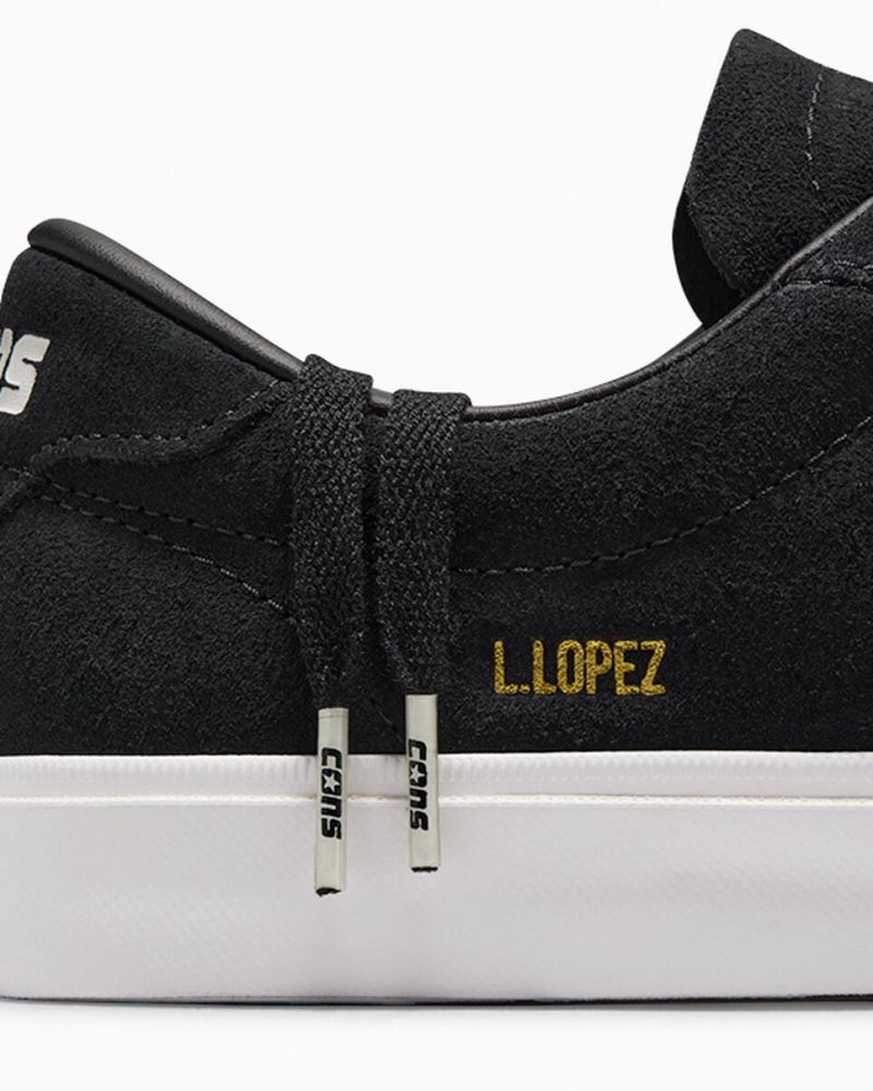 Converse CONS Louie Lopez Pro μαυρα μαυρα ασπρα | DSGJUO-416