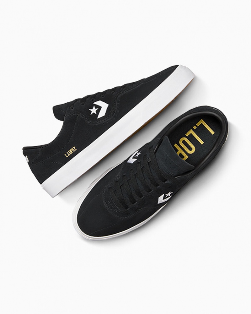 Converse CONS Louie Lopez Pro μαυρα μαυρα ασπρα | DSGJUO-416