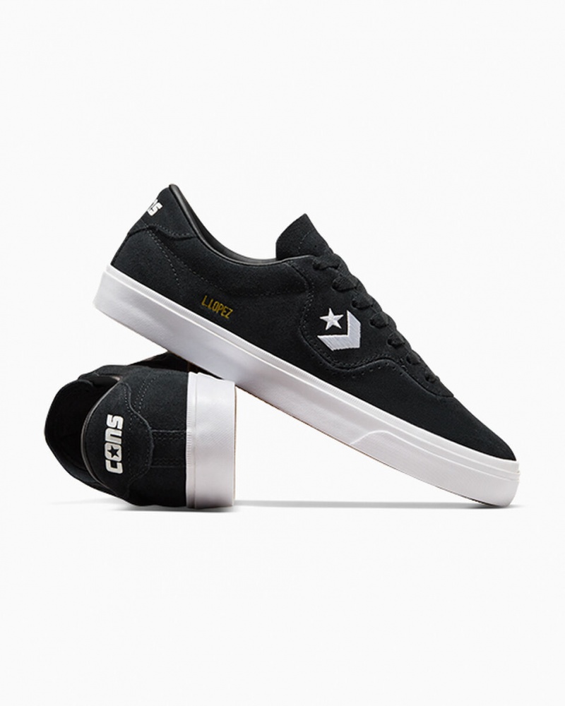 Converse CONS Louie Lopez Pro μαυρα μαυρα ασπρα | DSGJUO-416