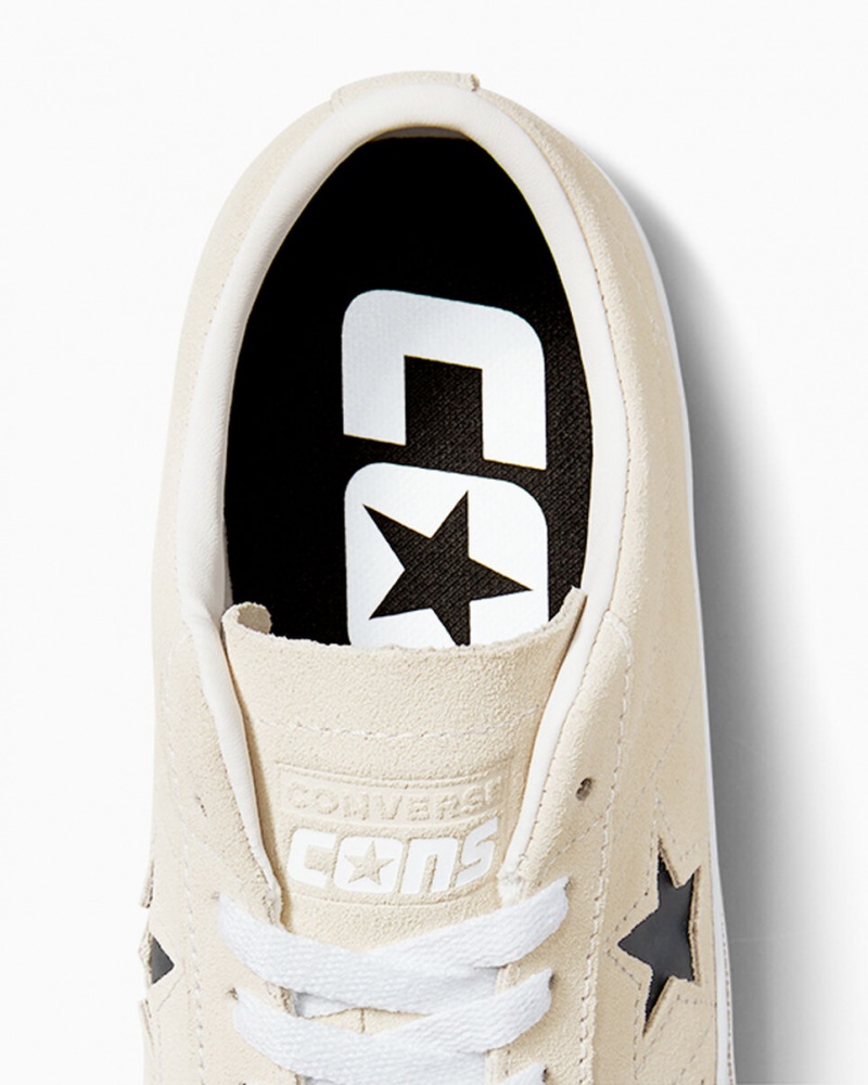 Converse CONS One Star Pro ασπρα μαυρα | ISGBAW-962