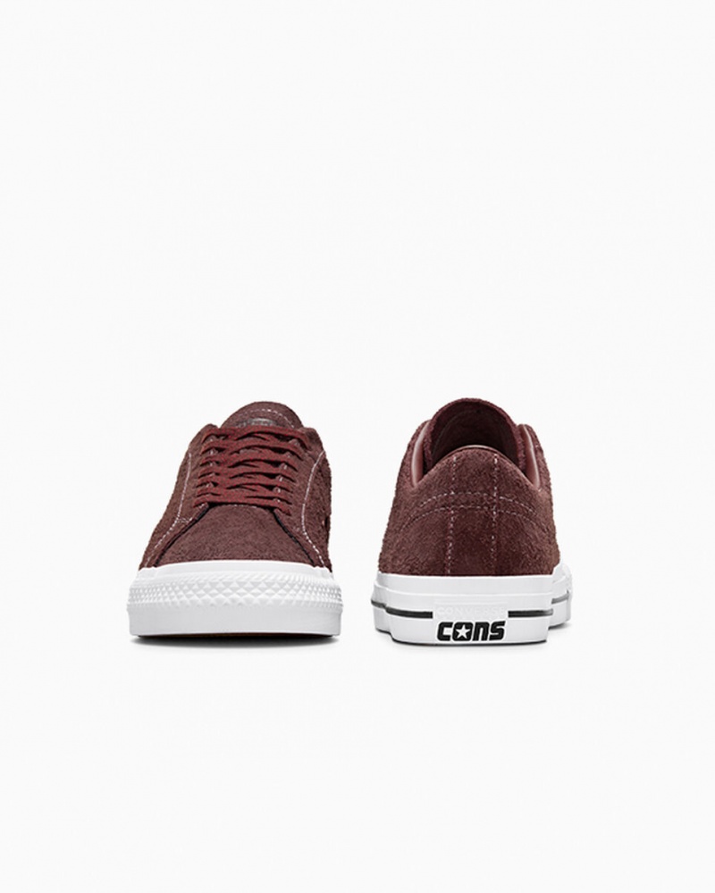 Converse CONS One Star Pro καφε ασπρα κοκκινα | ZTPIYU-043