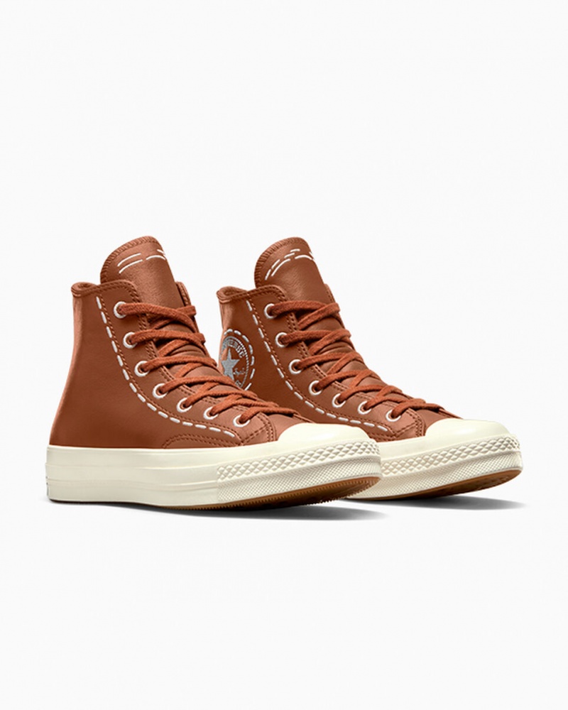 Converse Chuck 70 Bold Stitch Tawny Owl / Tawny Owl / Egret | YHOAFE-987