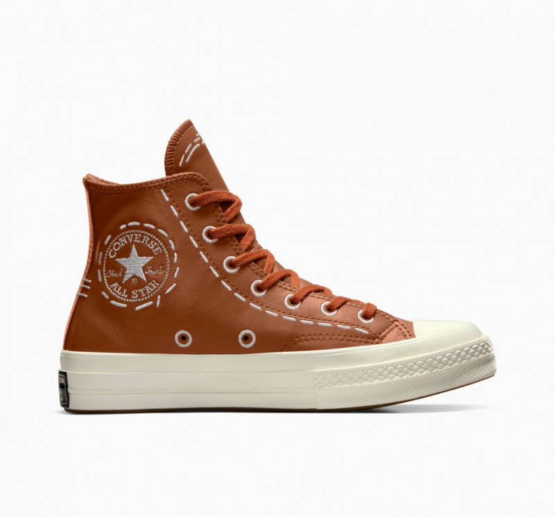 Converse Chuck 70 Bold Stitch Tawny Owl / Tawny Owl / Egret | YHOAFE-987