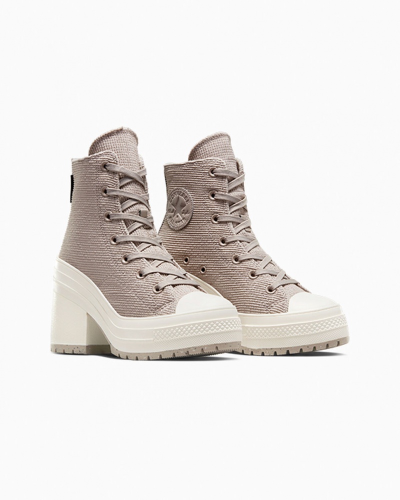 Converse Chuck 70 De Luxe Heel flatforms Counter Climate Wonder Stone / Egret | NLRIJA-678