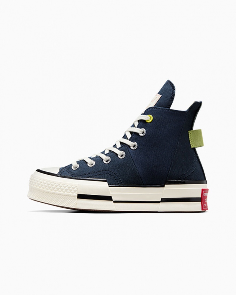 Converse Chuck 70 Plus Heel Loop σκουρο μπλε μαυρα | VDBXTR-879