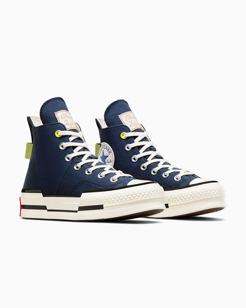 Converse Chuck 70 Plus Heel Loop σκουρο μπλε μαυρα | VDBXTR-879