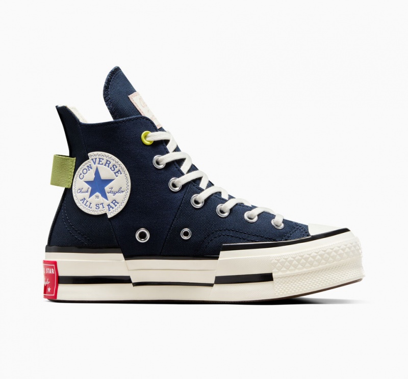 Converse Chuck 70 Plus Heel Loop σκουρο μπλε μαυρα | VDBXTR-879