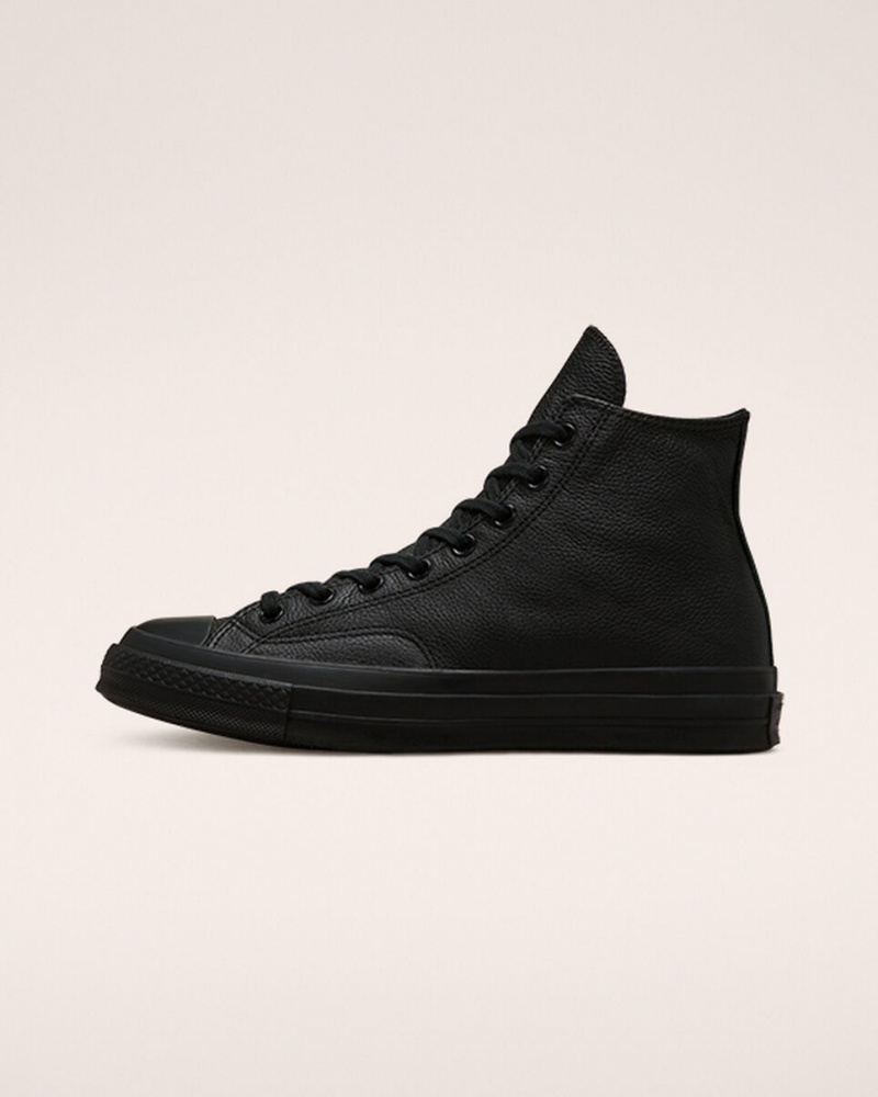 Converse Chuck 70 Tonal δερματινα μαυρα μαυρα μαυρα | NWGXTY-580