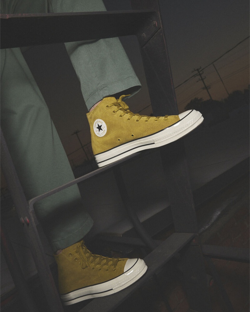 Converse Chuck 70 σουετ καφε μαυρα | XOKNUY-689