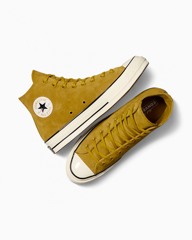 Converse Chuck 70 σουετ καφε μαυρα | XOKNUY-689