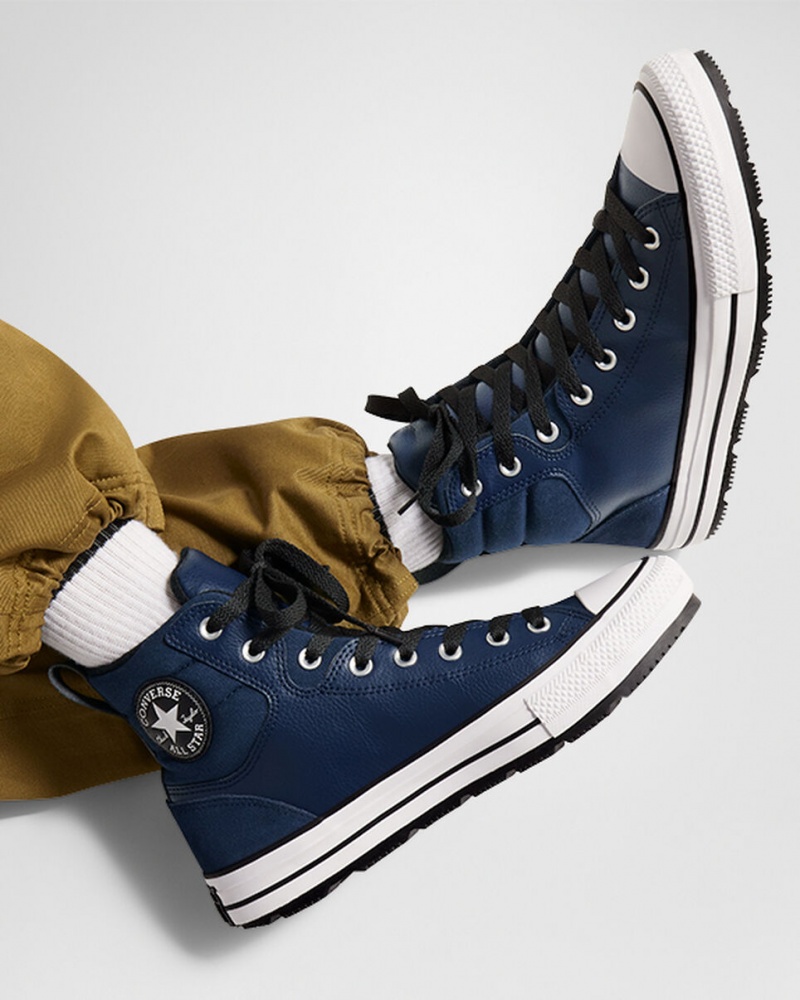 Converse Chuck Taylor All Star Berkshire Boot οψιάνος μαυρα ασπρα | NYVXDH-943