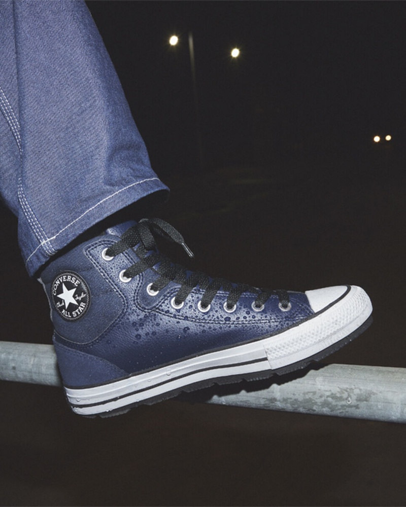 Converse Chuck Taylor All Star Berkshire Boot οψιάνος μαυρα ασπρα | NYVXDH-943