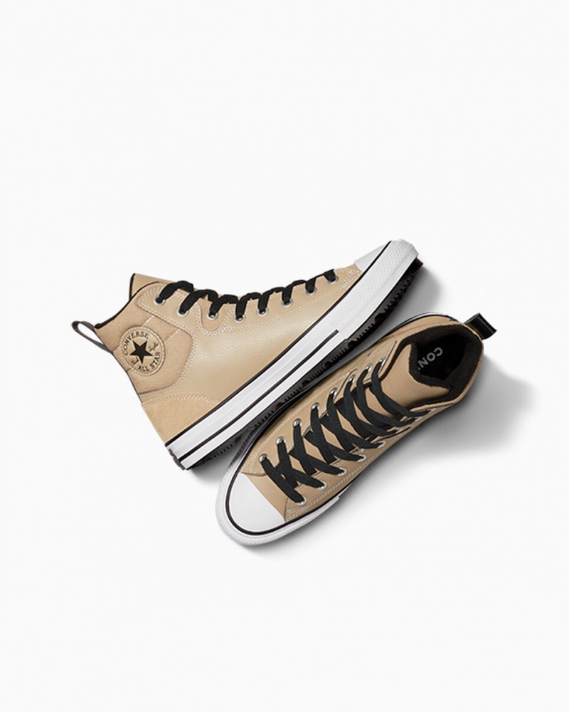 Converse Chuck Taylor All Star Berkshire Boot Χακί μαυρα ασπρα | ILCJZK-291