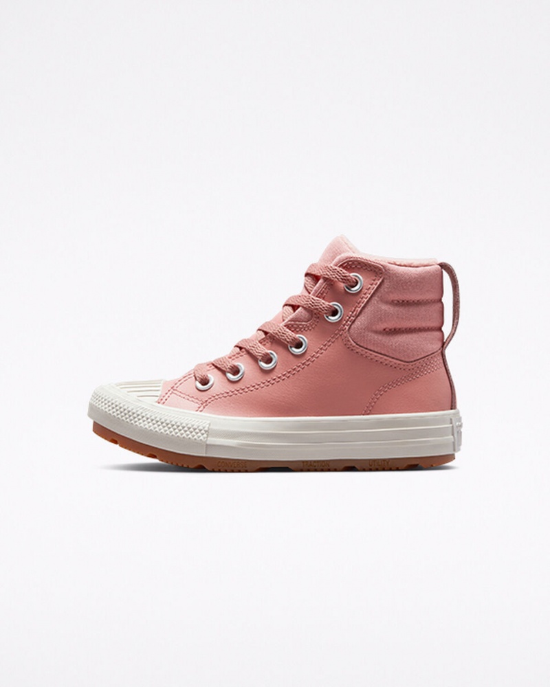 Converse Chuck Taylor All Star Berkshire Boot δερματινα ροζ ροζ | DYLROT-563