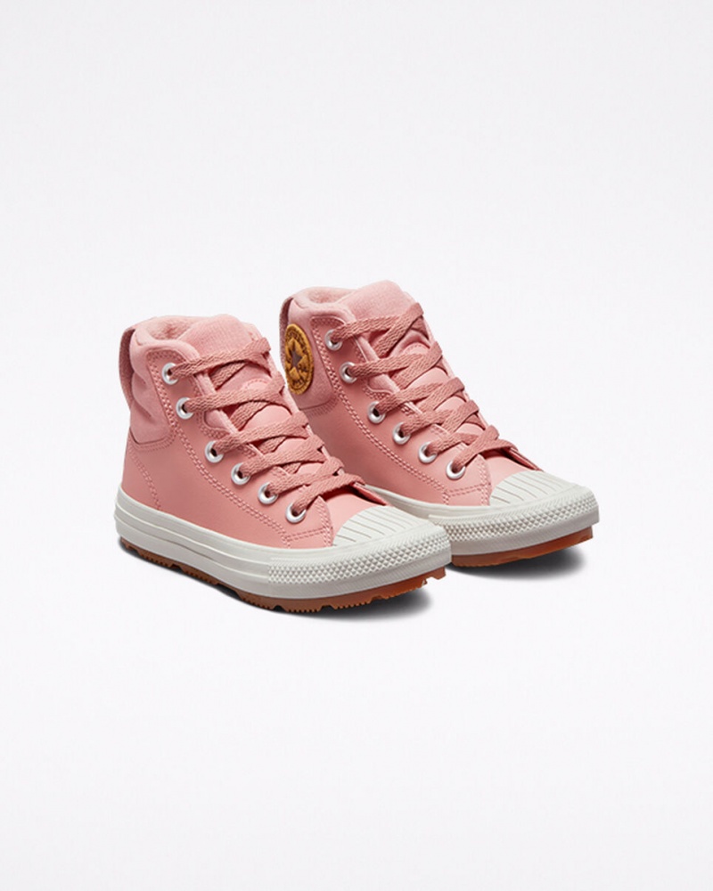 Converse Chuck Taylor All Star Berkshire Boot δερματινα ροζ ροζ | DYLROT-563