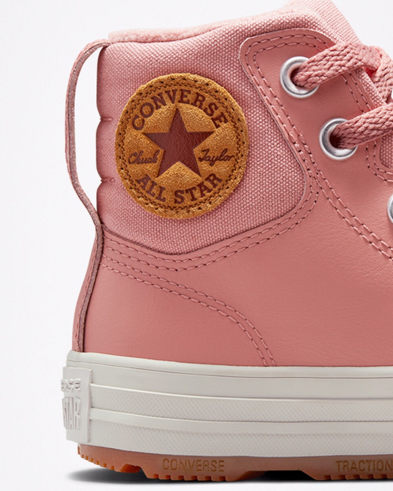 Converse Chuck Taylor All Star Berkshire Boot δερματινα ροζ ροζ | DYLROT-563