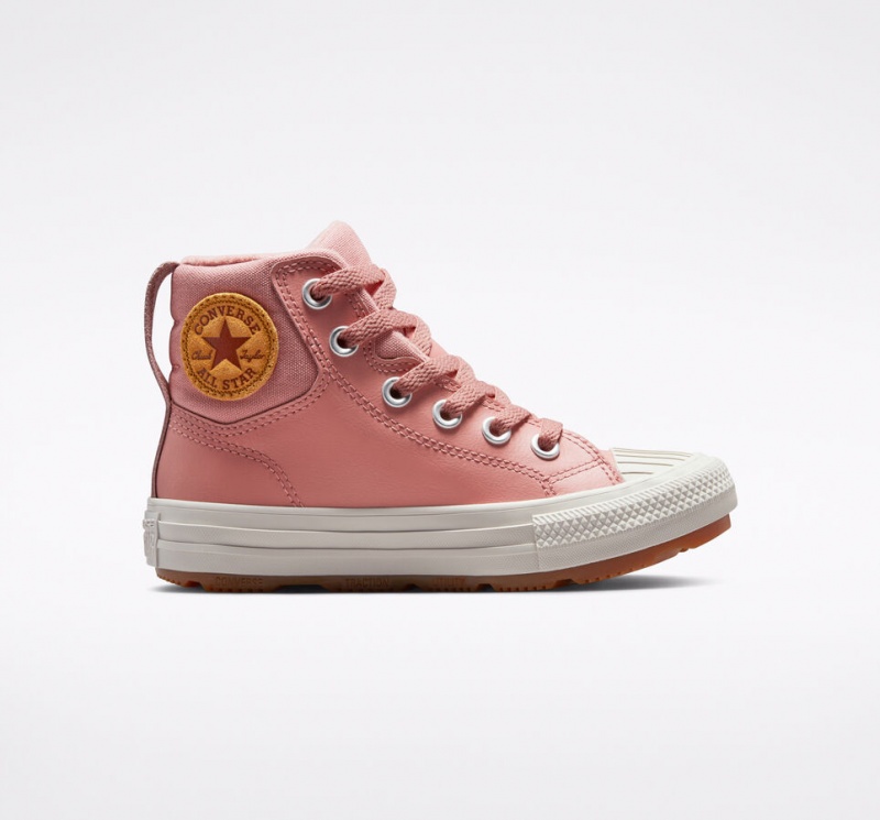 Converse Chuck Taylor All Star Berkshire Boot δερματινα ροζ ροζ | DYLROT-563