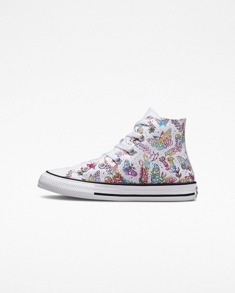 Converse Chuck Taylor All Star Butterfly Shine ασπρα ροζ μωβ μπλε | FBKGLX-703