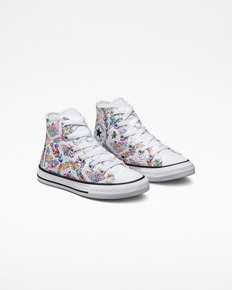 Converse Chuck Taylor All Star Butterfly Shine ασπρα ροζ μωβ μπλε | FBKGLX-703