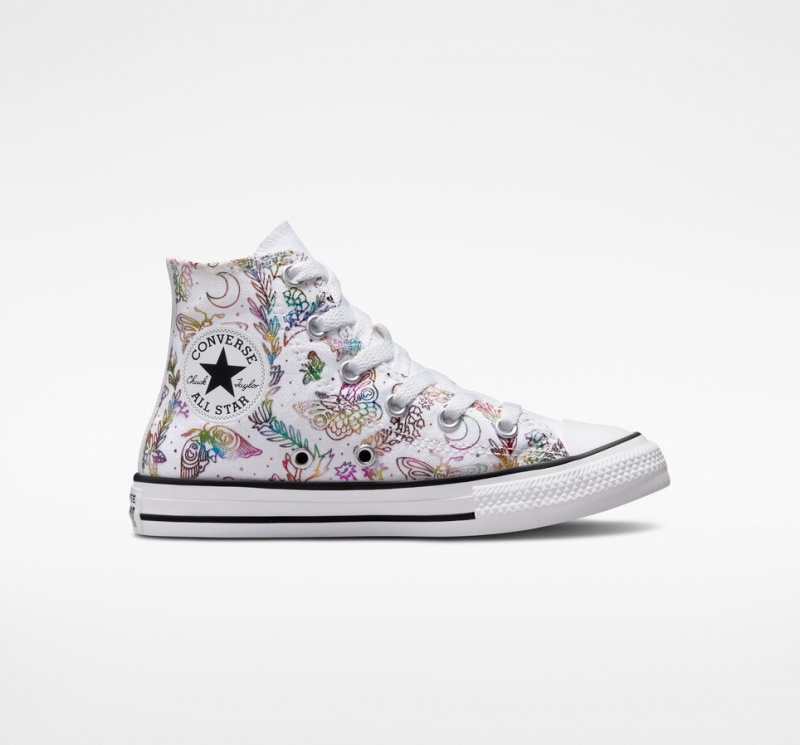 Converse Chuck Taylor All Star Butterfly Shine ασπρα ροζ μωβ μπλε | GUVBEO-759