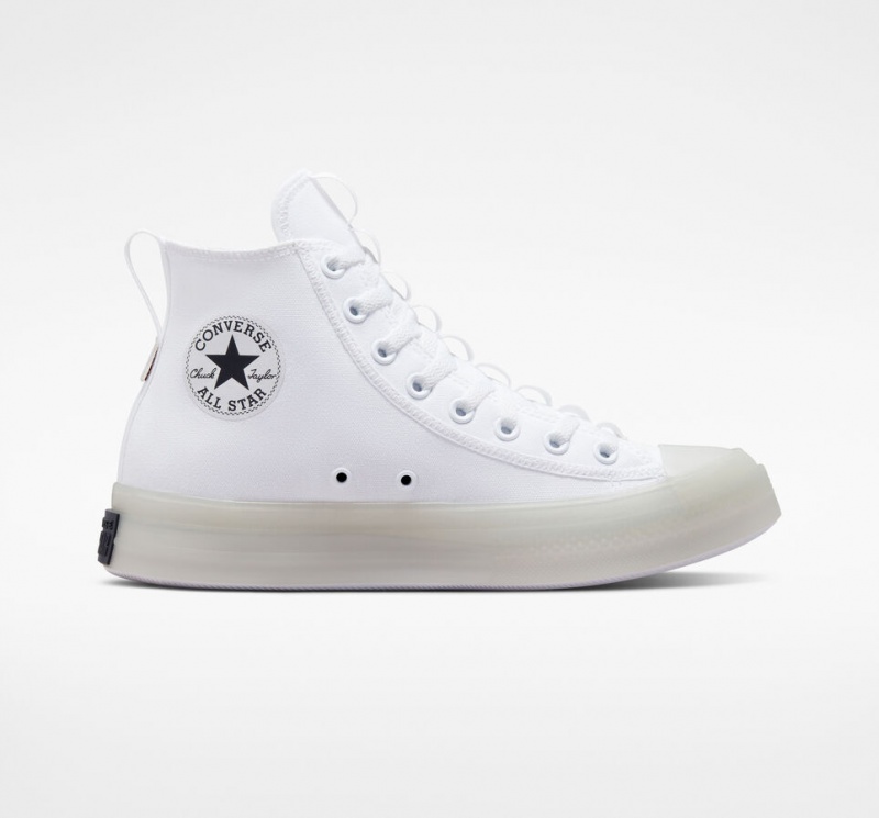 Converse Chuck Taylor All Star CX Explore ασπρα ασπρα μαυρα | OYCUHL-861