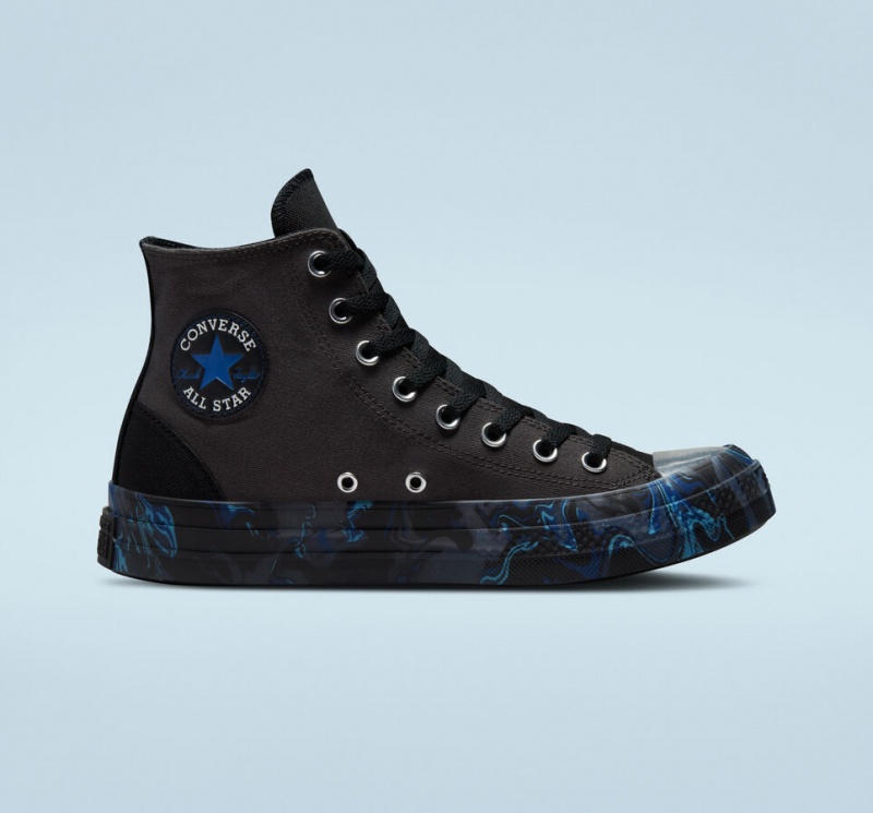 Converse Chuck Taylor All Star CX Marbled μαυρα μπλε ρουά | JEYBFG-917